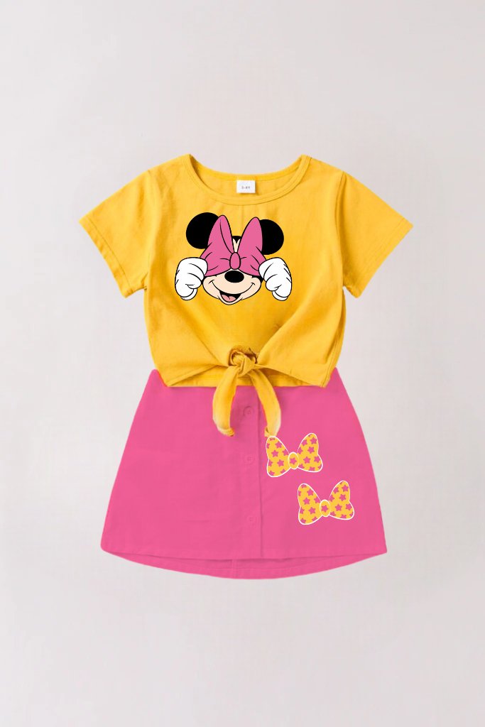 2pcs Unique Stylish Baby & Toddler Top & Skirt Set