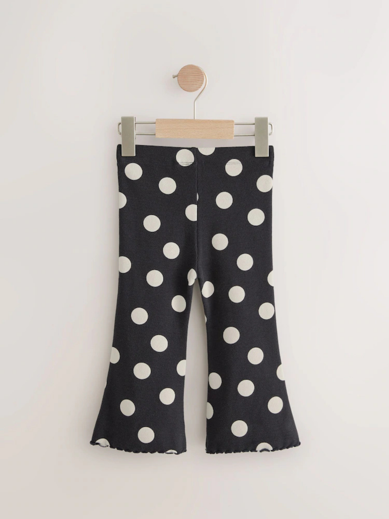Kids Black Dotted Printed Pant (3yrs-12yrs)