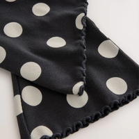 Kids Black Dotted Printed Pant (3yrs-12yrs)