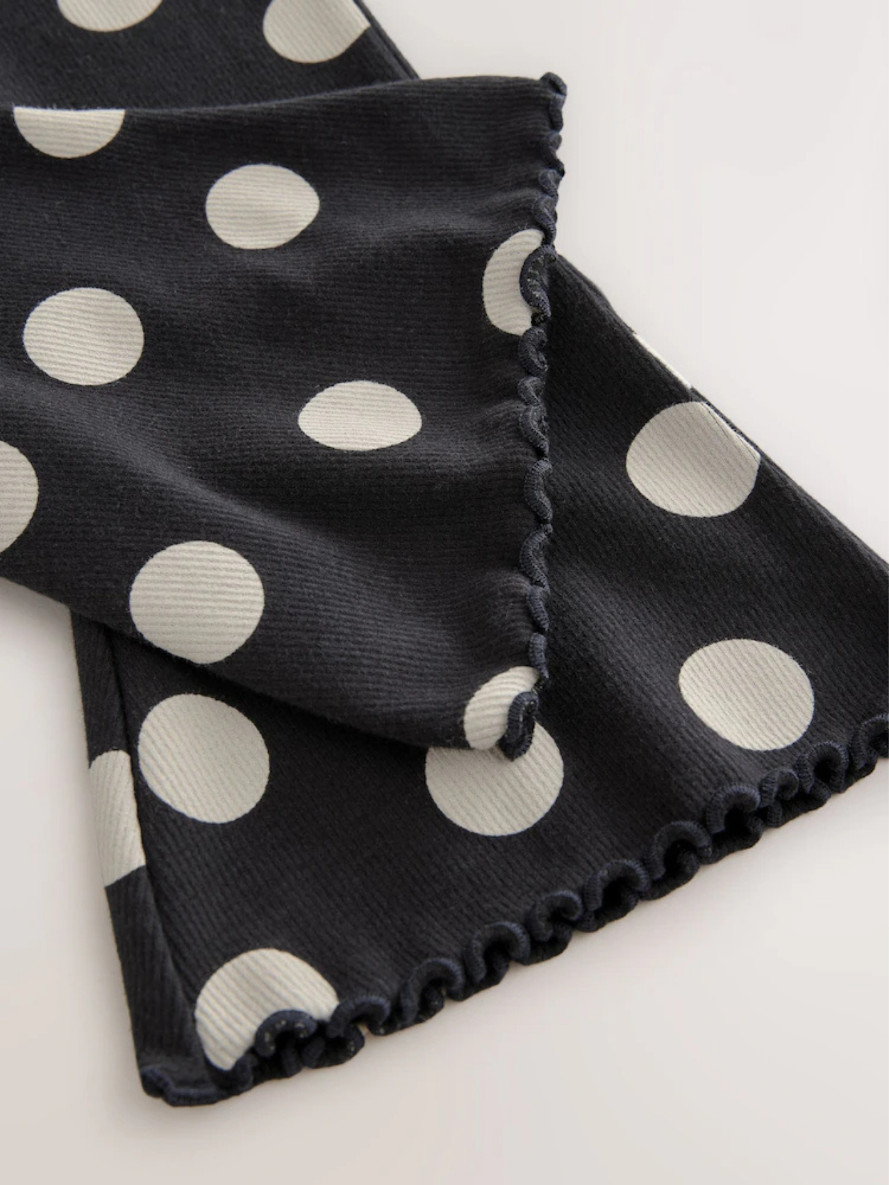 Kids Black Dotted Printed Pant (3yrs-12yrs)