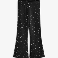 Kids Black Dot Printed Long Pant (3yrs-12yrs)