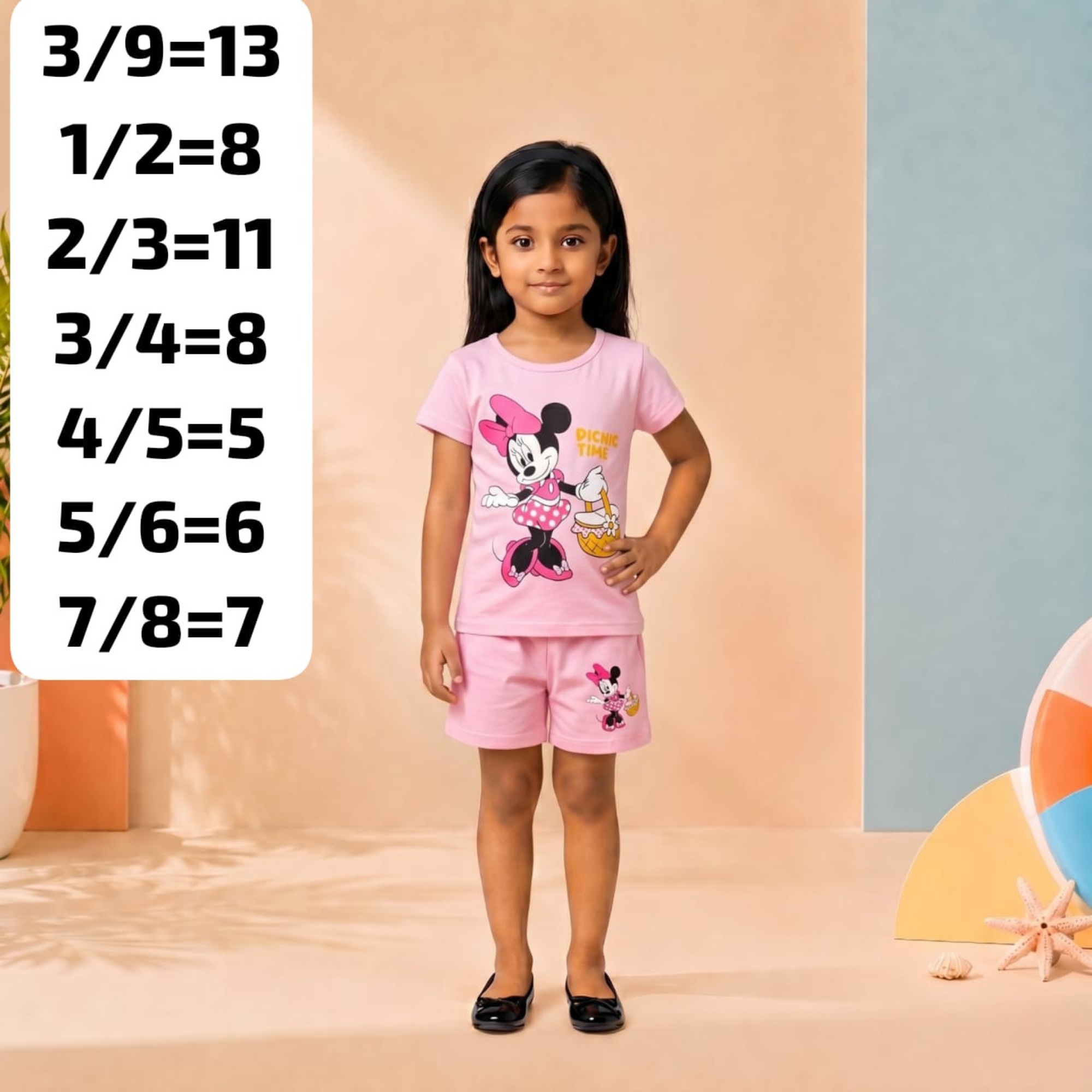 Pink Mouse Picnic Set