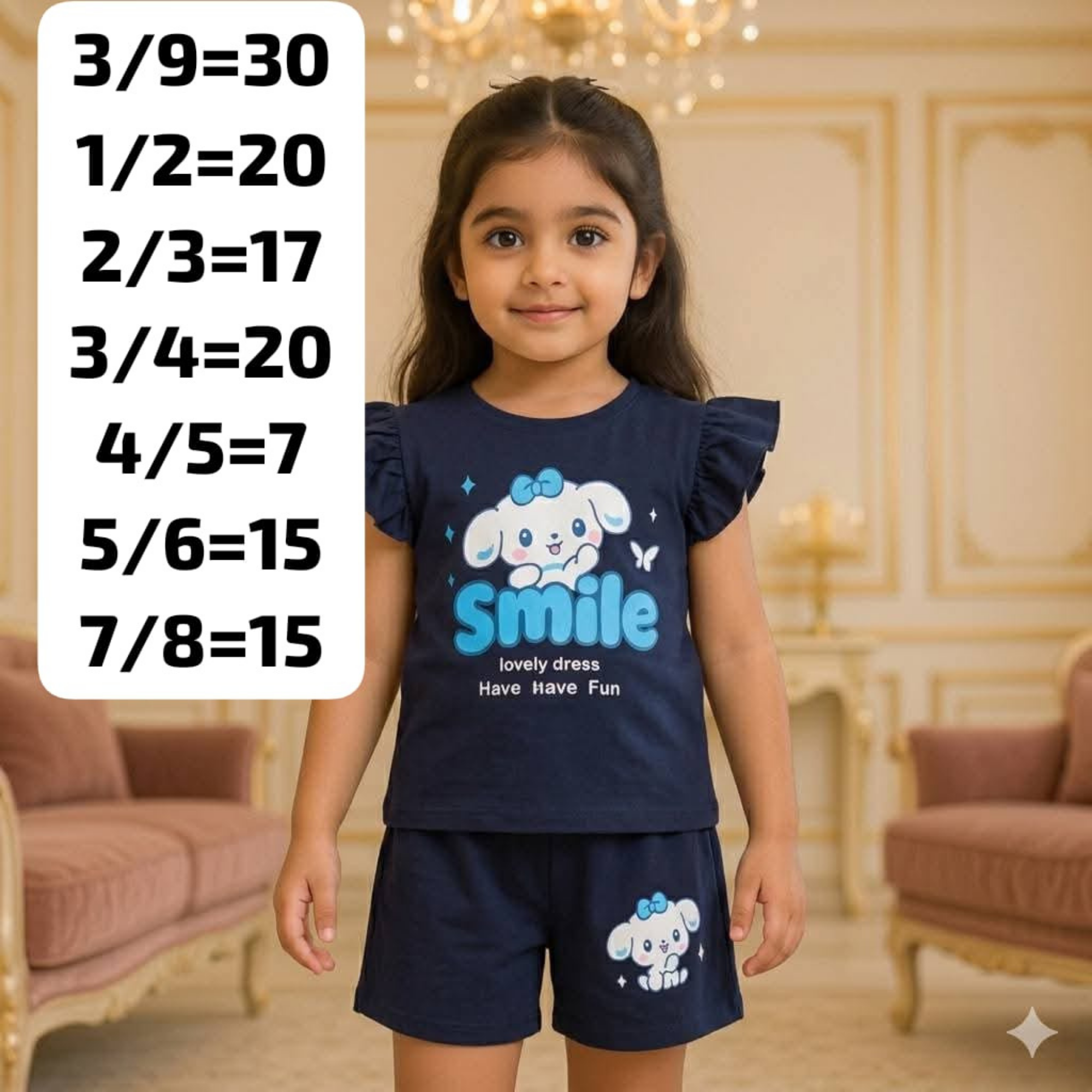 Smile Puppy Navy Set