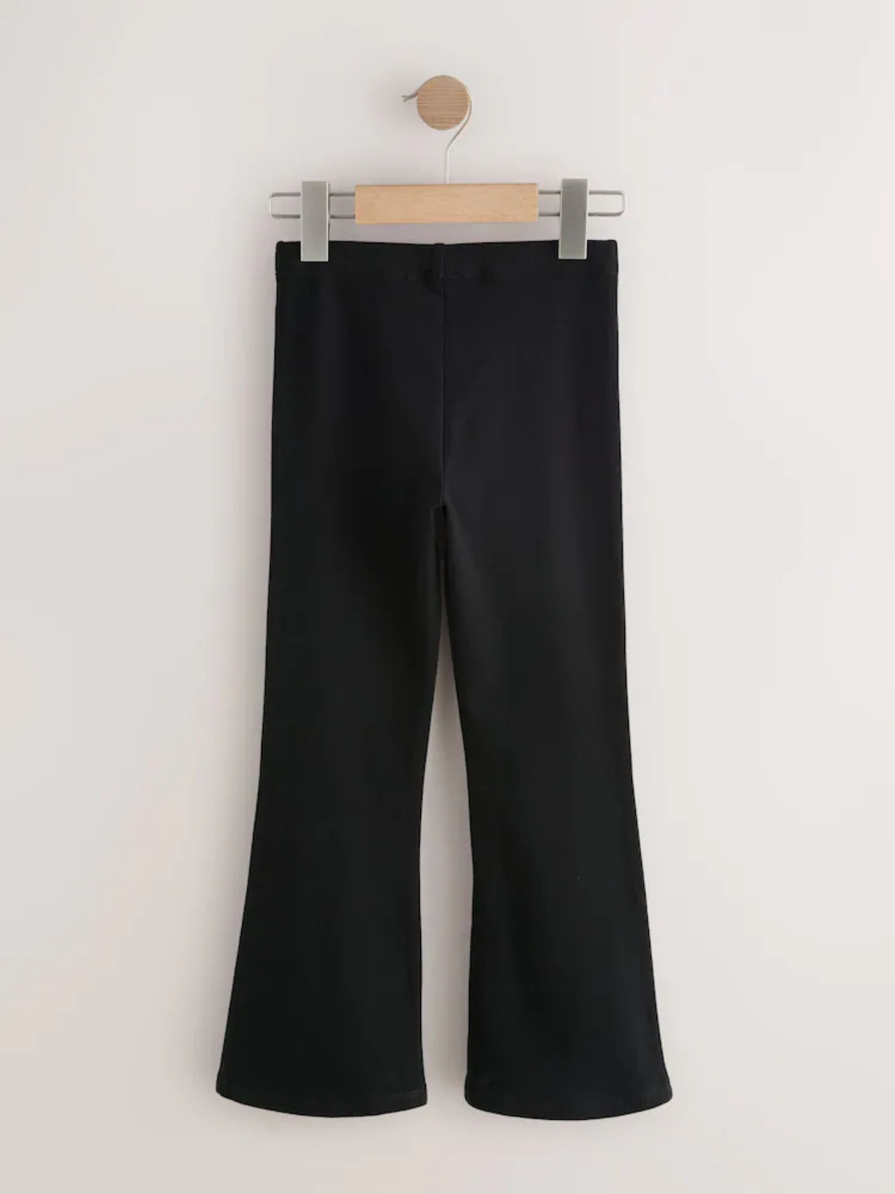 Kids Black Stone Bow Flared Long Pant (3yrs-12yrs)