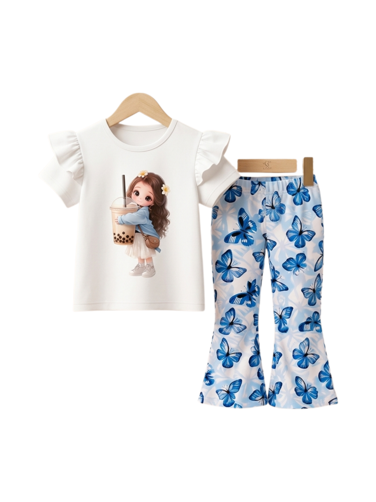 Bubble Tea Butterfly Set