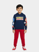 Boys' Sonic The Hedgehog & Knuckles Navy Hoodie & Red Joggers Winter Set