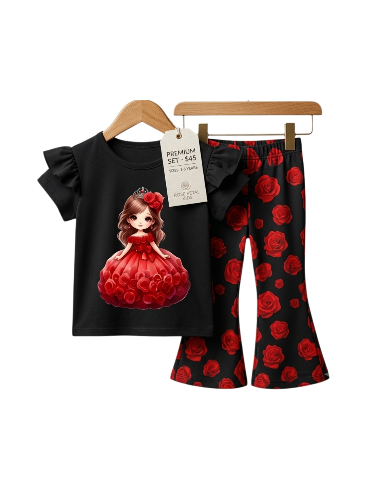Red Rose Doll Set