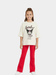 Kids Girls Kuromi T-Shirt & Flared Long Pants Set