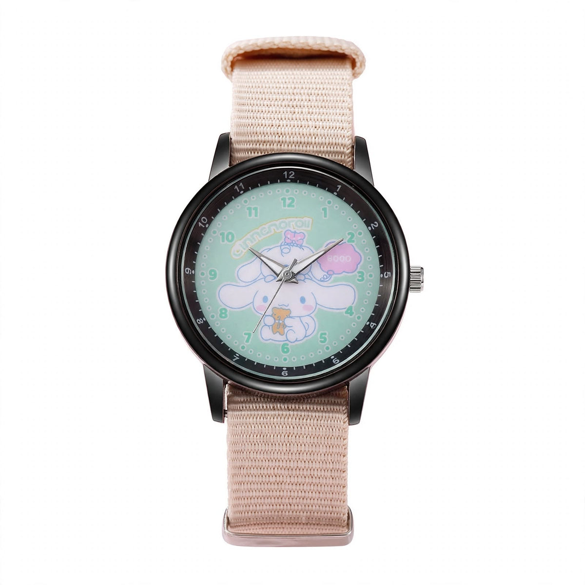 Kids Cinnamoroll Nylon Strap Watch - Beige