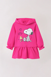 Doll Printed Stylish Hoodie_Dark Pink