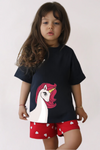 Roshkosh 2pcs Unicorn Printed T-shirt Set For Girls