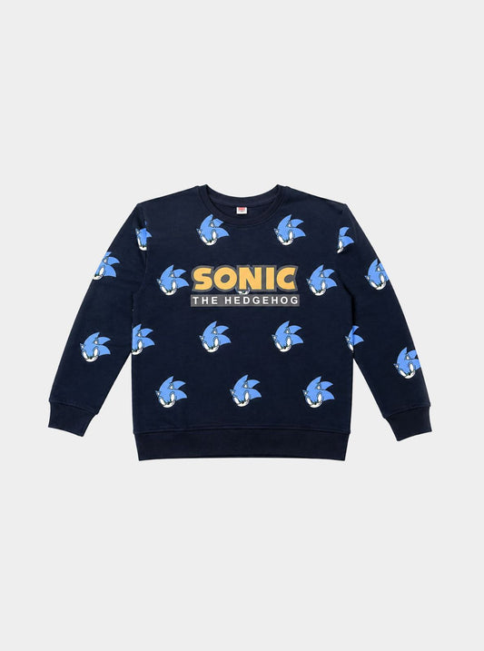Boys Navy Blue Sonic the Hedgehog Sweatshirt