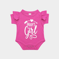 Girl Lavender Flutter Sleeve Romper (0-3 Years)