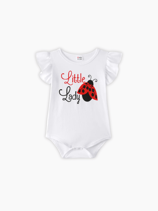 Baby Girl Letter Print Romper (0mths - 2yrs)