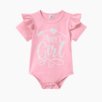 Baby Girl Letter Print Romper (0mths - 2yrs)