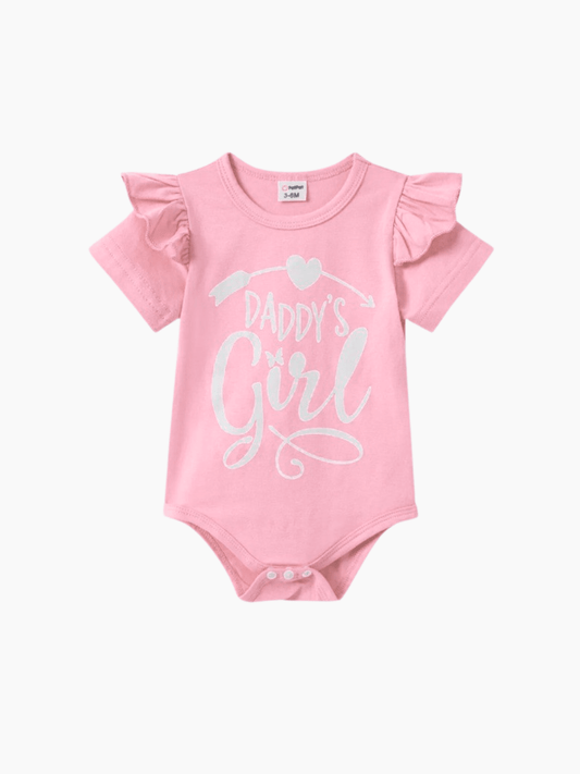 Baby Girl Letter Print Romper (0mths - 2yrs)