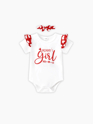 Baby Girl Letter Print Romper (0mths - 2yrs)