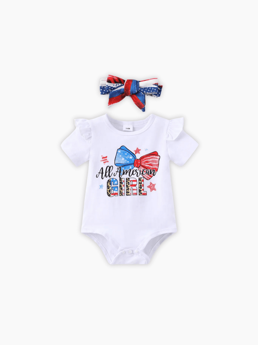 Baby Girl Letter Print Romper (0mths - 2yrs)