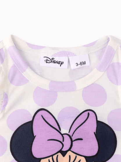 Baby Girl Minnie Mouse Printed Romper (0mths - 2yrs)