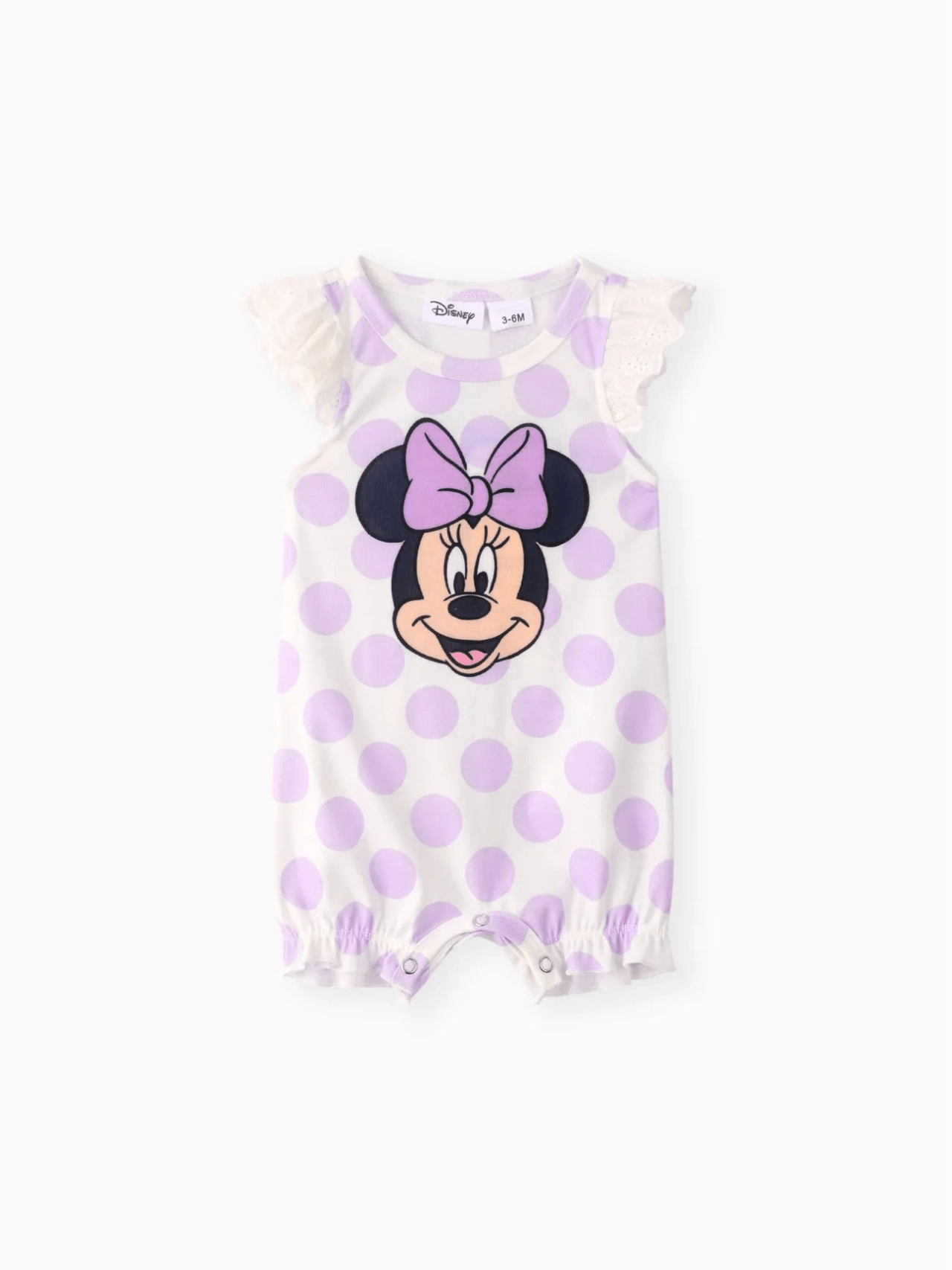 Baby Girl Minnie Mouse Printed Romper (0mths - 2yrs)