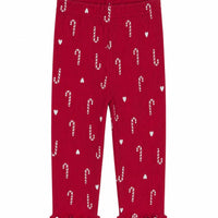 Baby Girl Red printed pant (0 - 3 Years)
