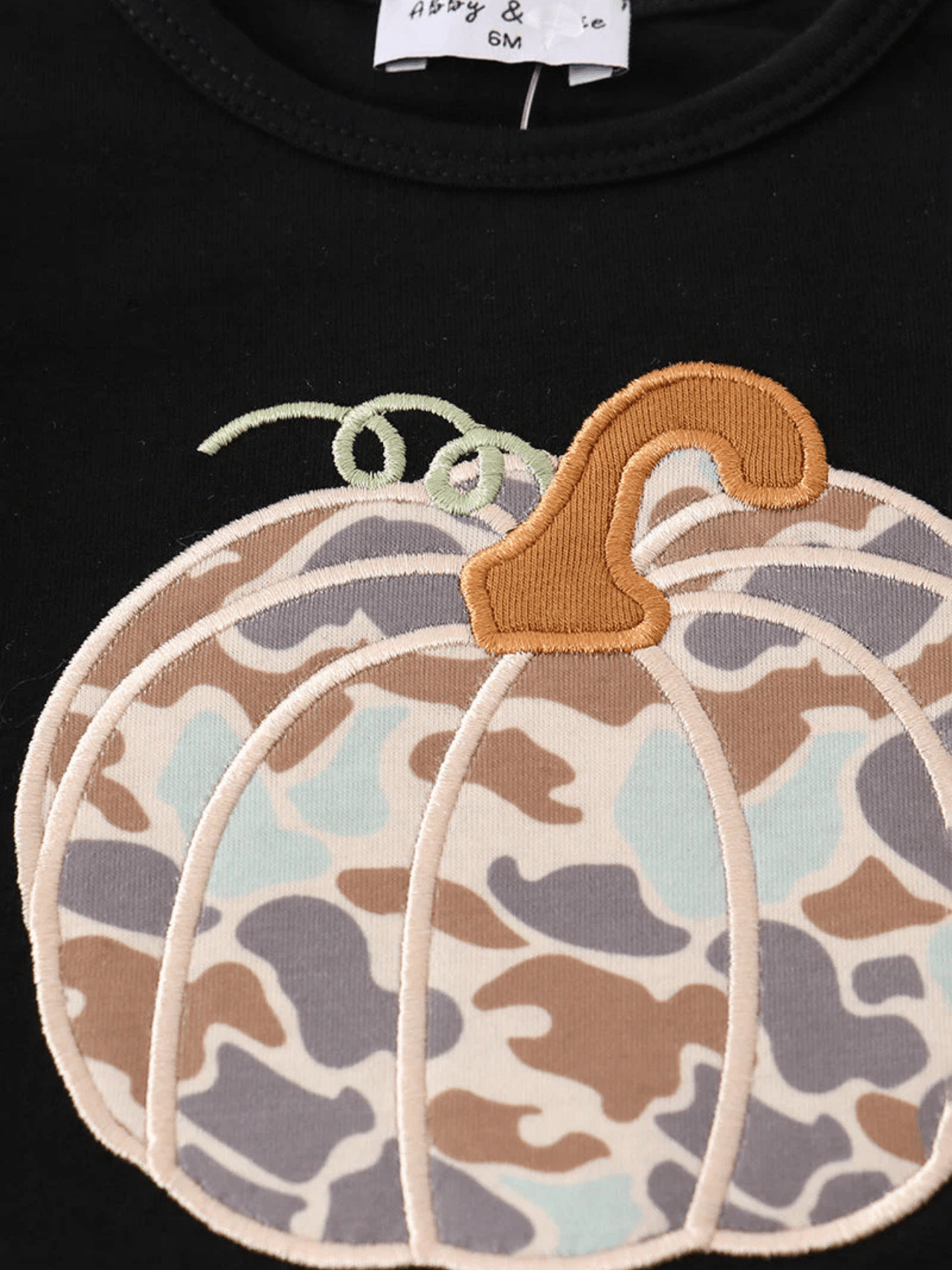 Baby Girls' Camo Pumpkin Flutter Sleeve Top and Bloomer Set