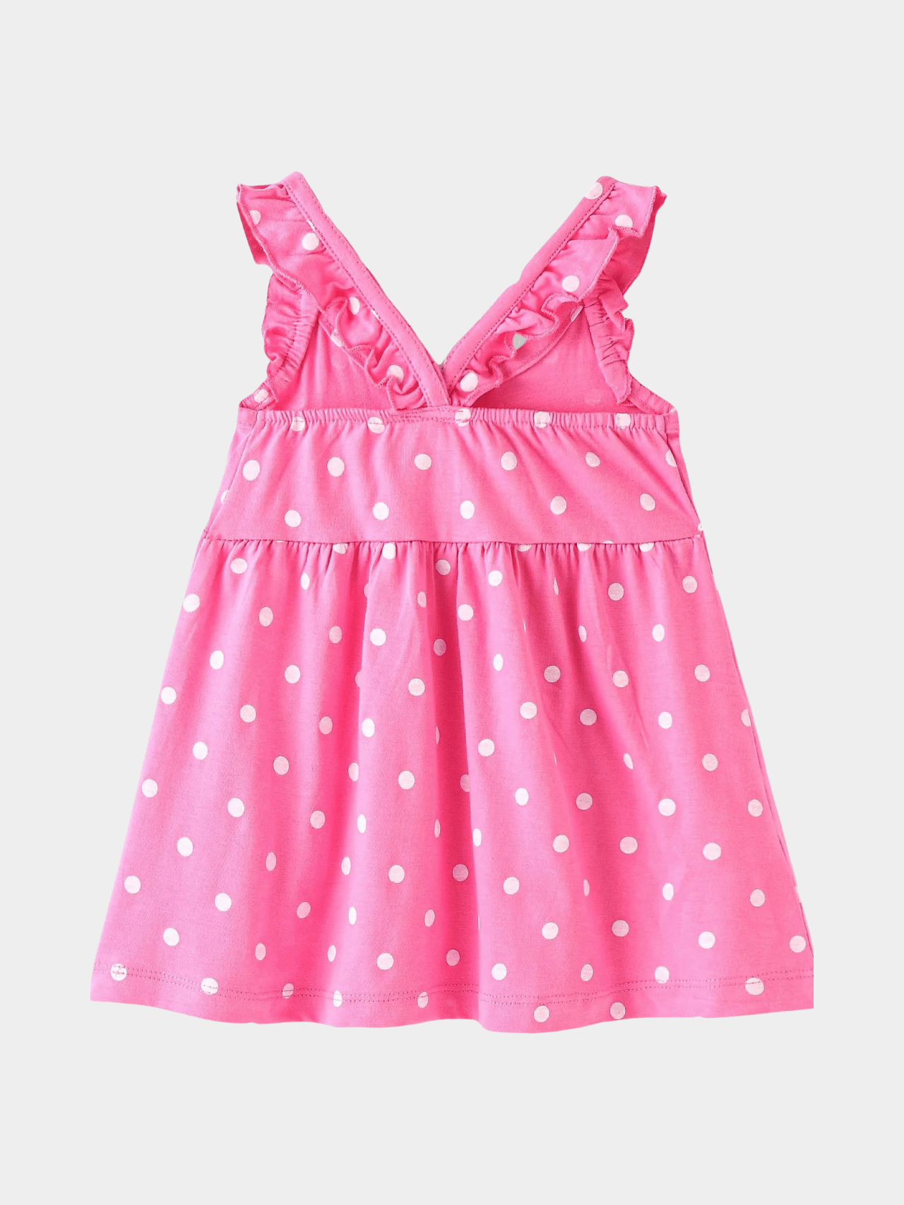 Baby Girls' Disney Minnie Mouse Pink Polka Dot Ruffle Dress