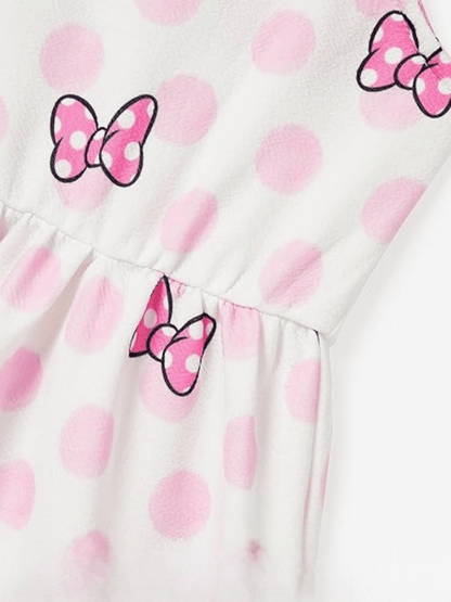 Baby Girls' Disney Minnie Mouse Polka Dot Ruffle Strap Dress