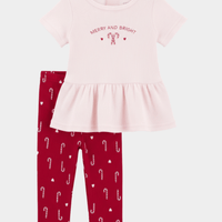 Baby Girls' Pink Floral A - Line Sundress