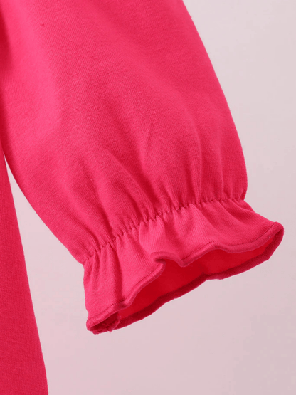 Baby Girls' Pink Teddy Bear Smocked Romper