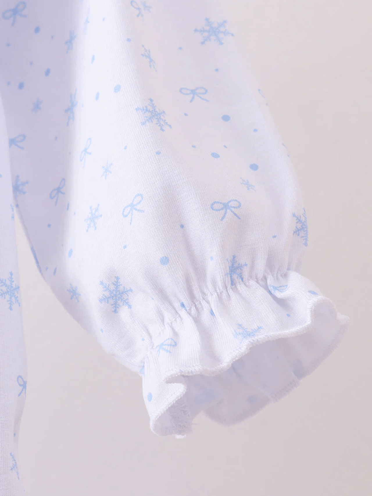 Baby Girls' Snowflake Embroidered Bib Romper