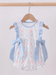 Baby Girls' Starfish and Seashell Smocked Bubble Romper