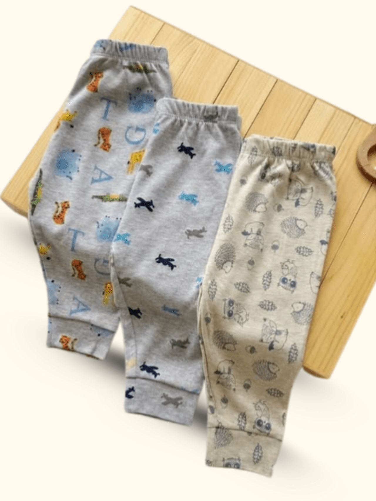 Baby & Kids 3 pieces full pant (0month - 18months)