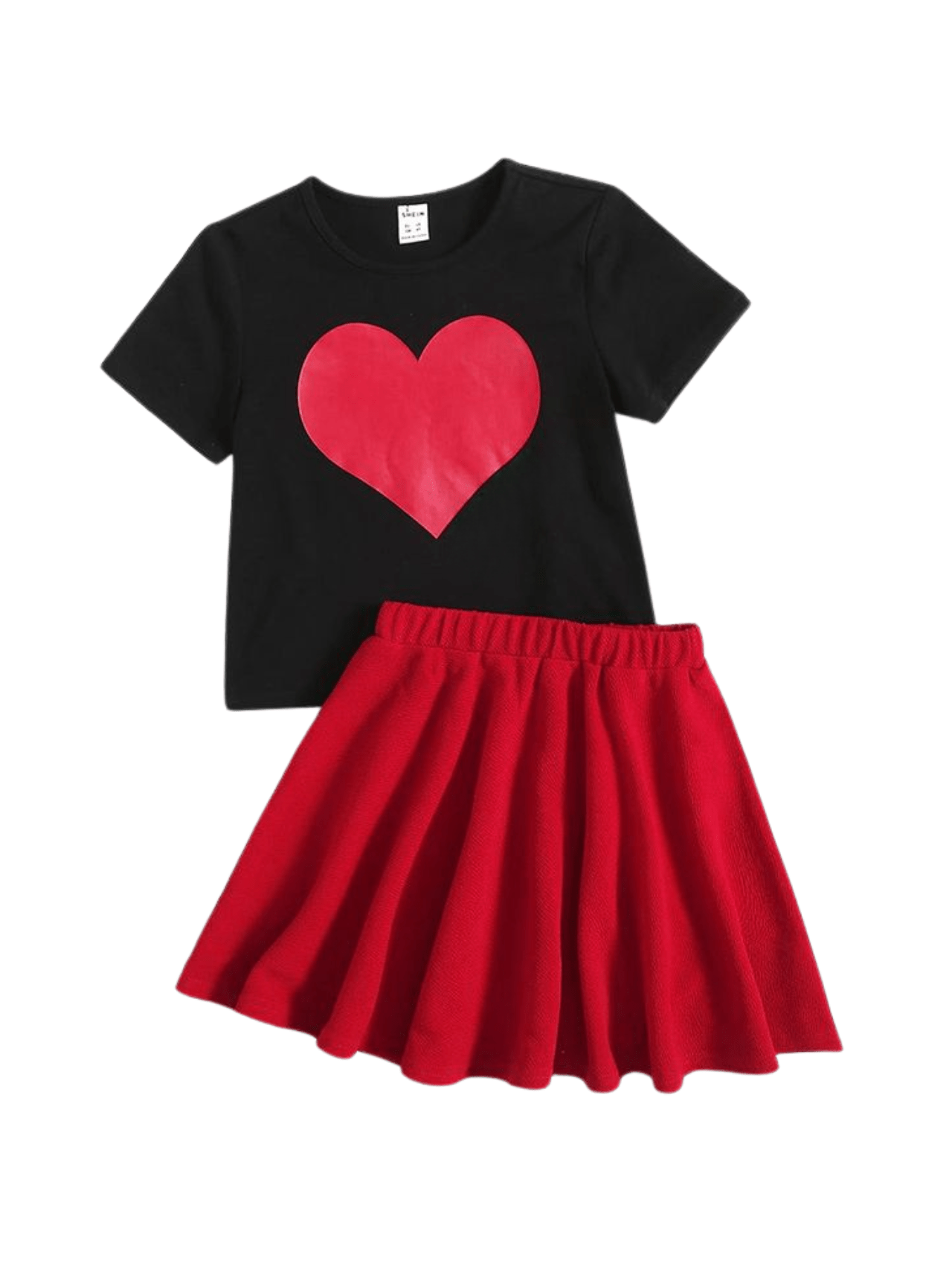 Baby & Kids Big Love Print Skirt Set (2yrs - 8yrs)