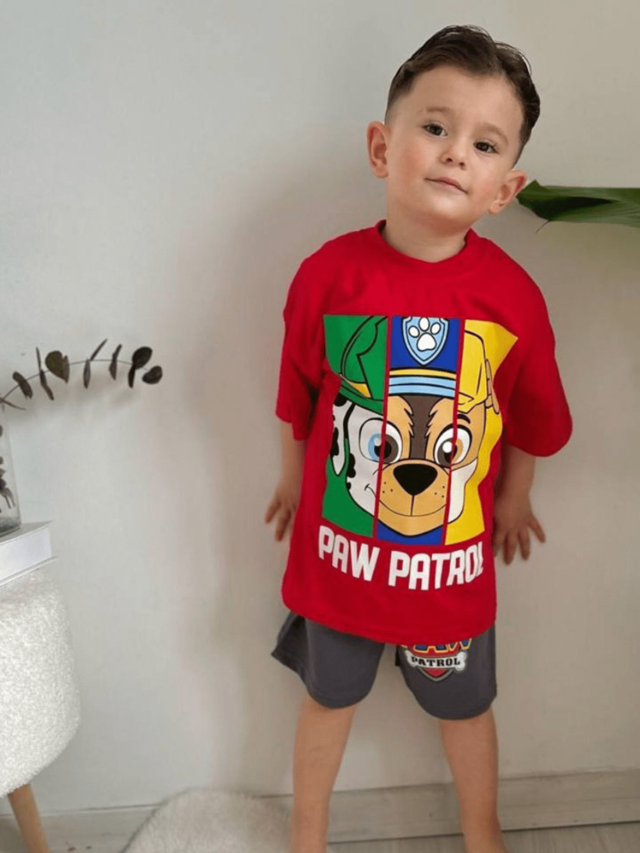 Baby & Kids Boy Paw Patrol Printed T-shirt Set