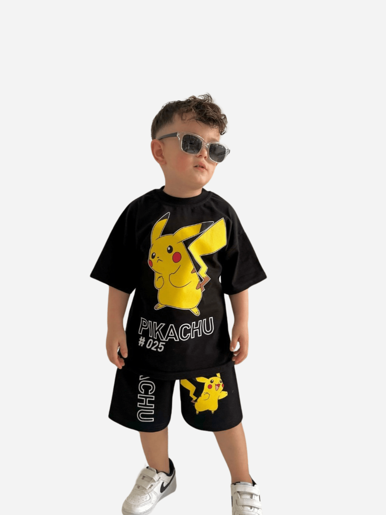 Baby & Kids Boy Pikachu Printed T-shirt Set