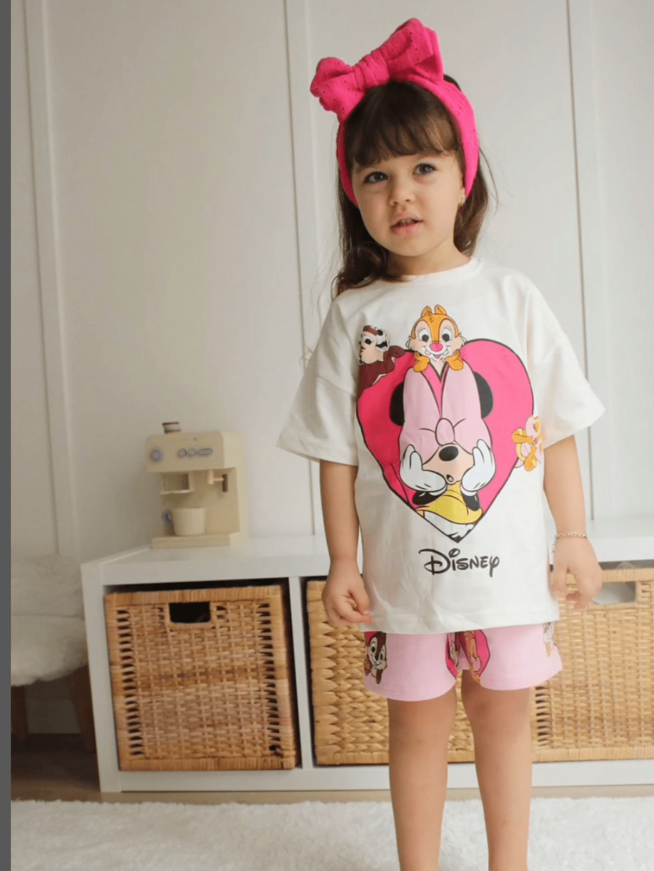 Baby & Kids Girl Disney Printed T-shirt Set