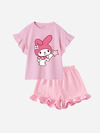 Baby & Kids Kuromi Printed Pink Color Stylish Set