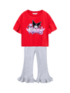 Baby & Kids Kuromi Printed T-shirt Set (2yrs - 8yrs)