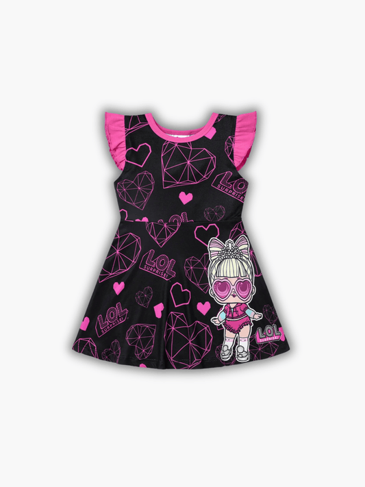 Baby & Kids L.O.L Printed Floral Dresses (2yrs - 12yrs)