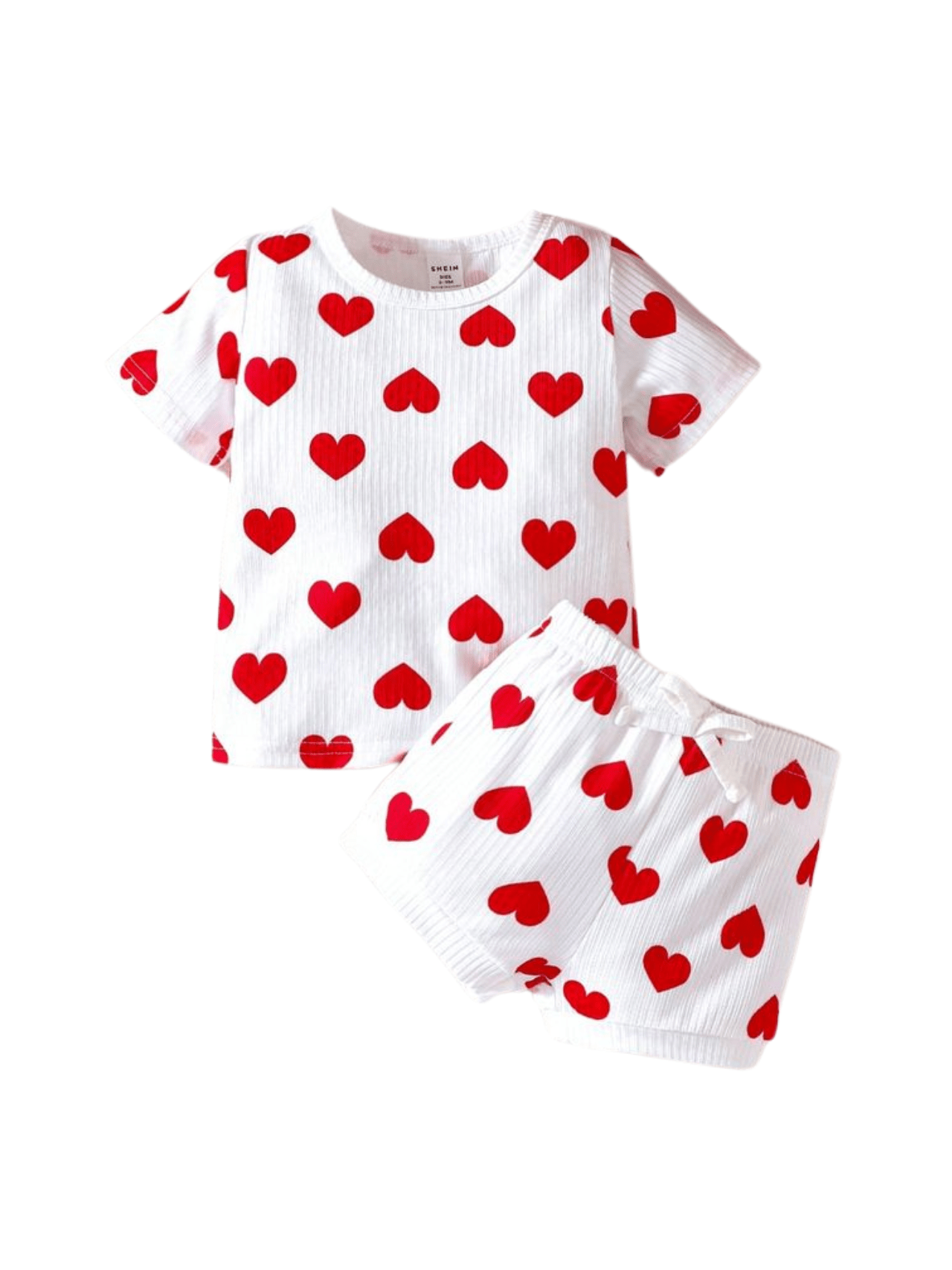 Baby & Kids Love Printed T-shirt & Skirt Set (2yrs - 8yrs)