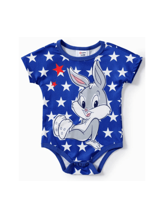 Baby Rabbit Star Print Romper (0mths - 2yrs)