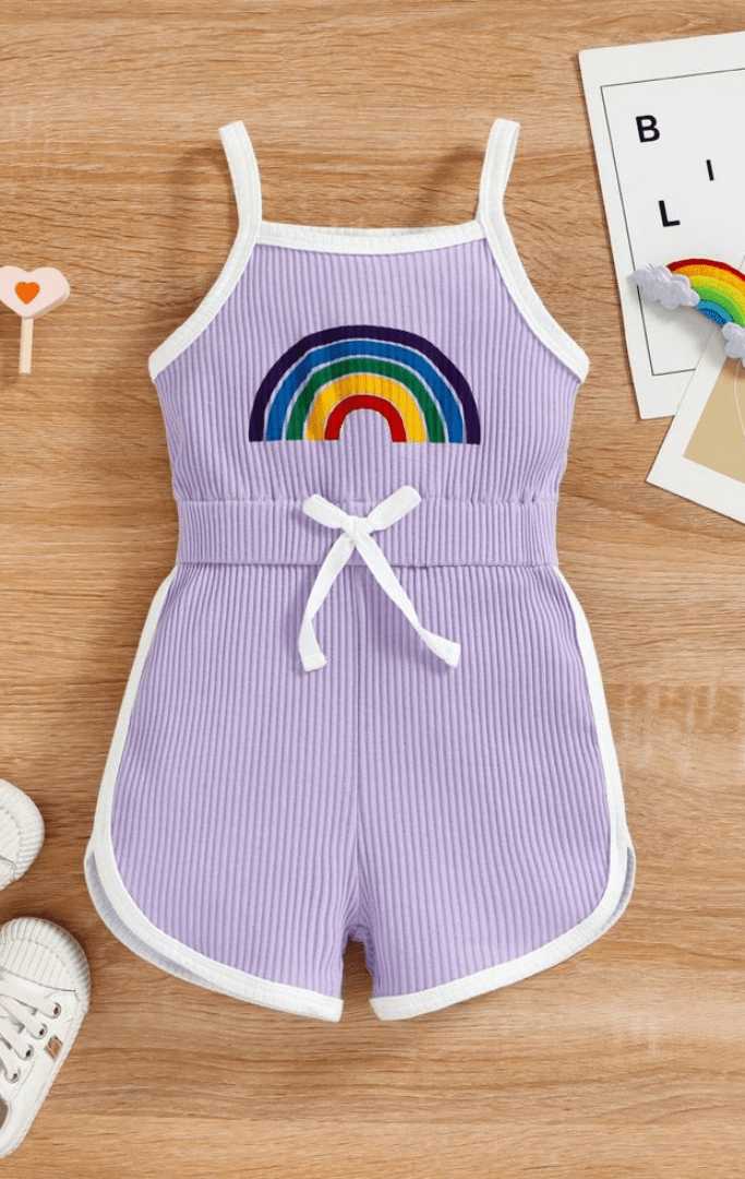 Baby Rainbow Printed Romper