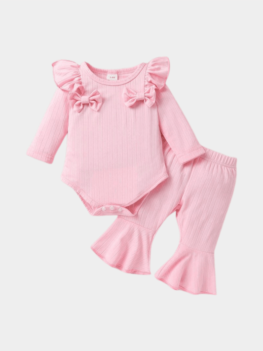 Baby Romper Outerwear Set