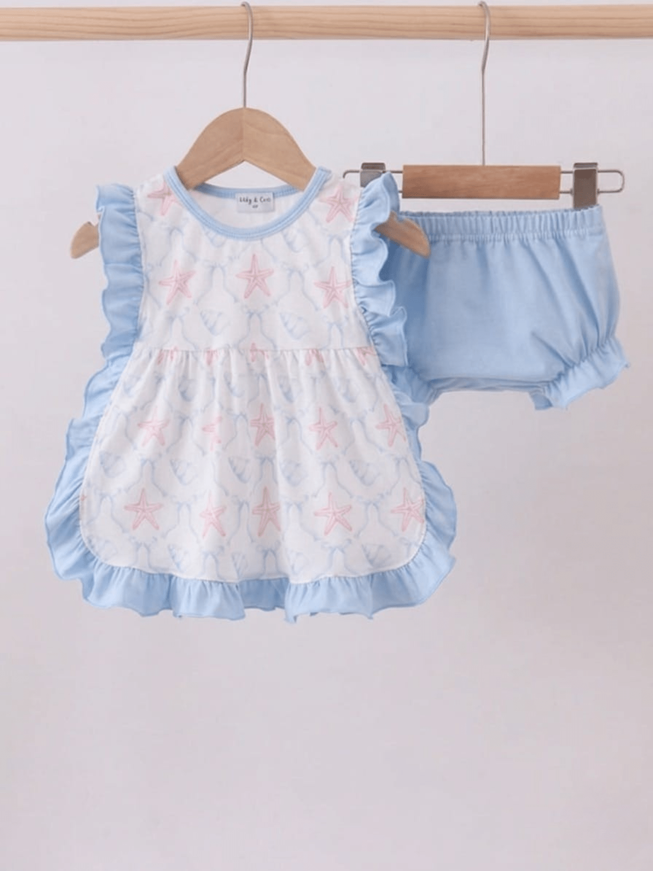 Baby Starfish and Seashell Romper (0 - 3 Years)