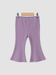 Baby/Toddler Lavender Ribbed Flare Pants