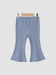 Baby/Toddler Sky Ribbed Flare Pants