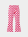 Barbie Checkered Snowflake Print Girls' Flare Sweatpants
