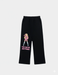Barbie Girls' Black Wide - Leg Sweatpants