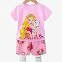 Barbie & Pets T-Shirt Set